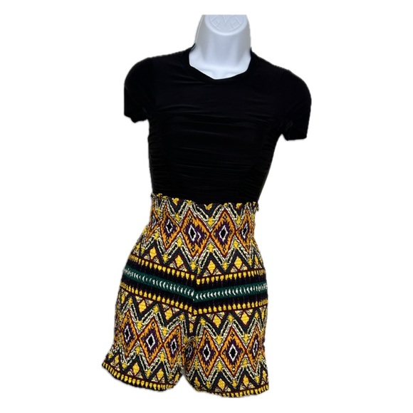 African smocked co-ord shorts set 2pcs - Picture 5 of 5
